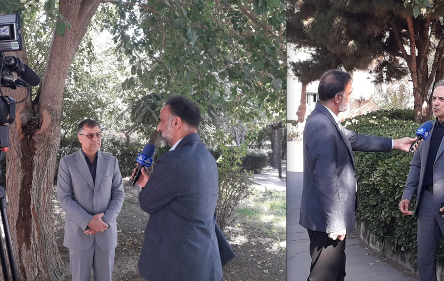 حضور گروه خبری صدا و سیما در پژوهشکده حفاظت خاک و آبخیزداری برای بررسی تأثیر ال‌نینو بر دیمزارها