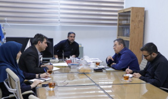 نشست مشترک پژوهشکده و مرکز بینالمللی مدیریت جامع حوزههای آبخیز در مناطق خشک و نیمهخشک