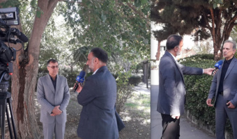 حضور گروه خبری صدا و سیما در پژوهشکده حفاظت خاک و آبخیزداری برای بررسی تأثیر ال‌نینو بر دیمزارها