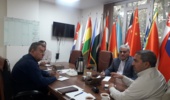 بررسی مقدمات برگزاری هشتمین کنفرانس ملی حفاظت خاک و آبخیزداری  در جلسه مشترک معاونان پژوهشکده با رئیس مرکز بین‌المللی مدیریت جامع حوزه آبخیز