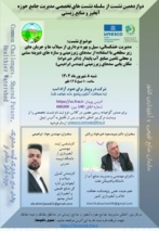 سخنرانی دکتر خیرخواه عضو هیئت علمی پژوهشکده حفاظت خاک و آبخیزداری در دوازدهمین نشست از سلسله نشست‌های تخصصی مدیریت جامع حوزه آبخیز و منابع زیستی