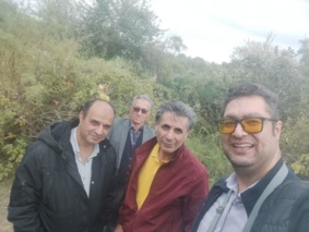 بازدید کارشناسان پژوهشکده از وضعیت بستر و اراضی حاشیه رود ارس