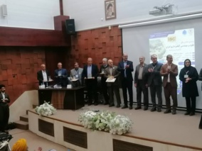 تجلیل از محمود عرب‌خدری، عطاءالله ابراهیمی و محمدرضا غریب‌رضا در بیستمین همایش ملی علوم و مهندسی آبخیزداری ایران